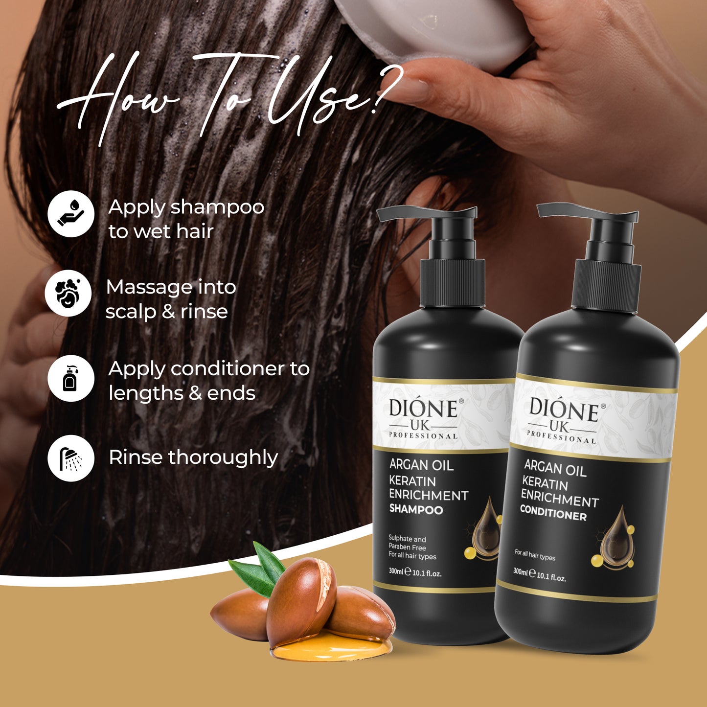 Shampoo & Conditioner (300ml Each)