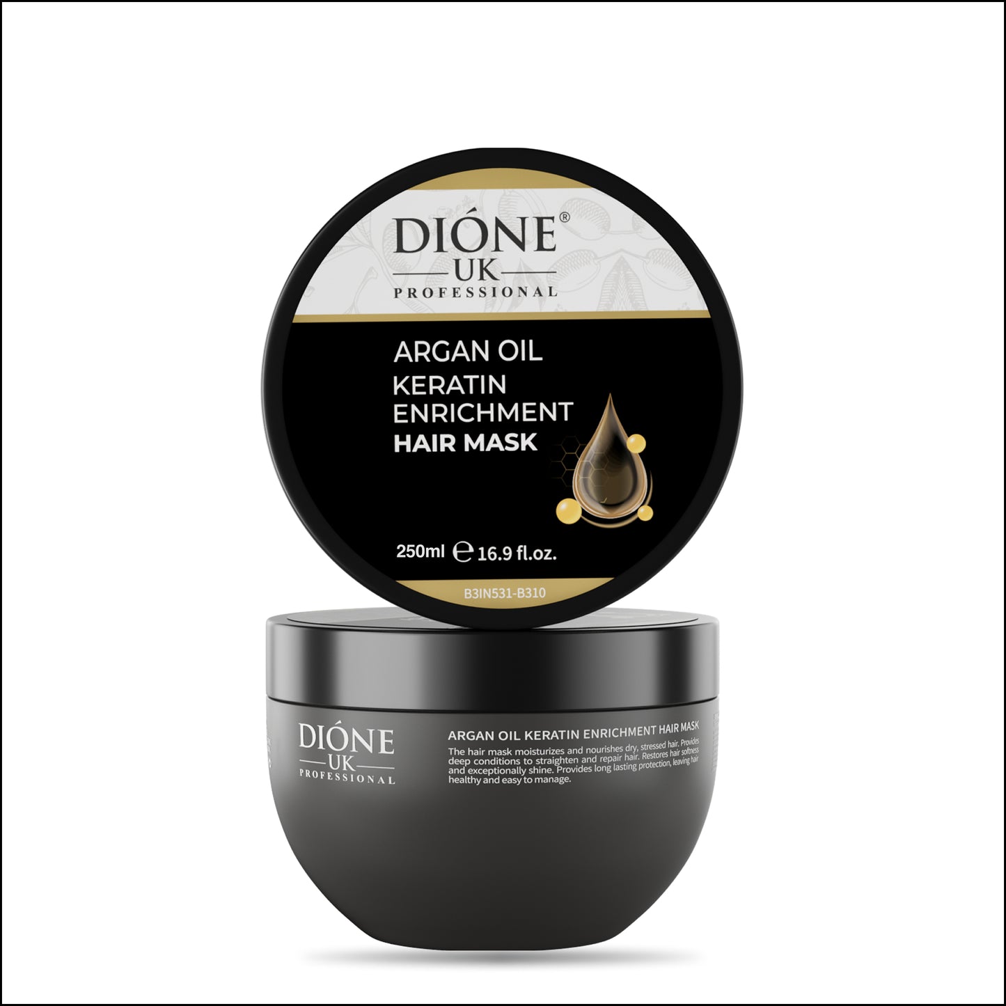Dione UK keratin Enrichment Hair Mask (250ml)