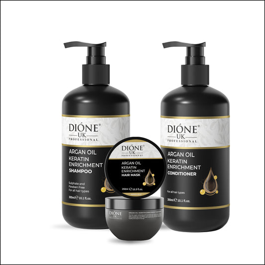 Shampoo (300ml) Conditioner (300ml) mask (250ml)