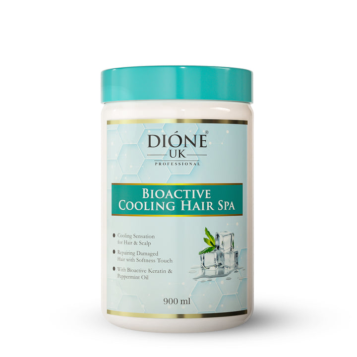 Dione UK Bioactive Cooling Hair Spa — Keratin + Peppermint Scalp Refresh & Deep Cleanse (900 ml)