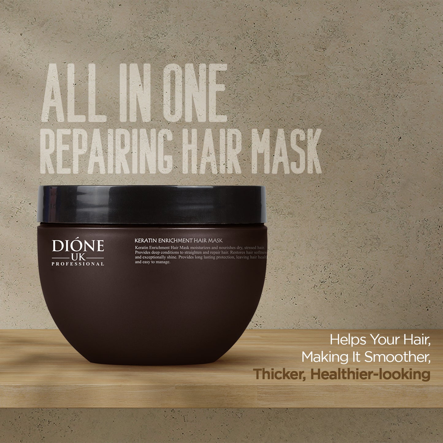 Dione UK keratin Enrichment Hair Mask (250ml)