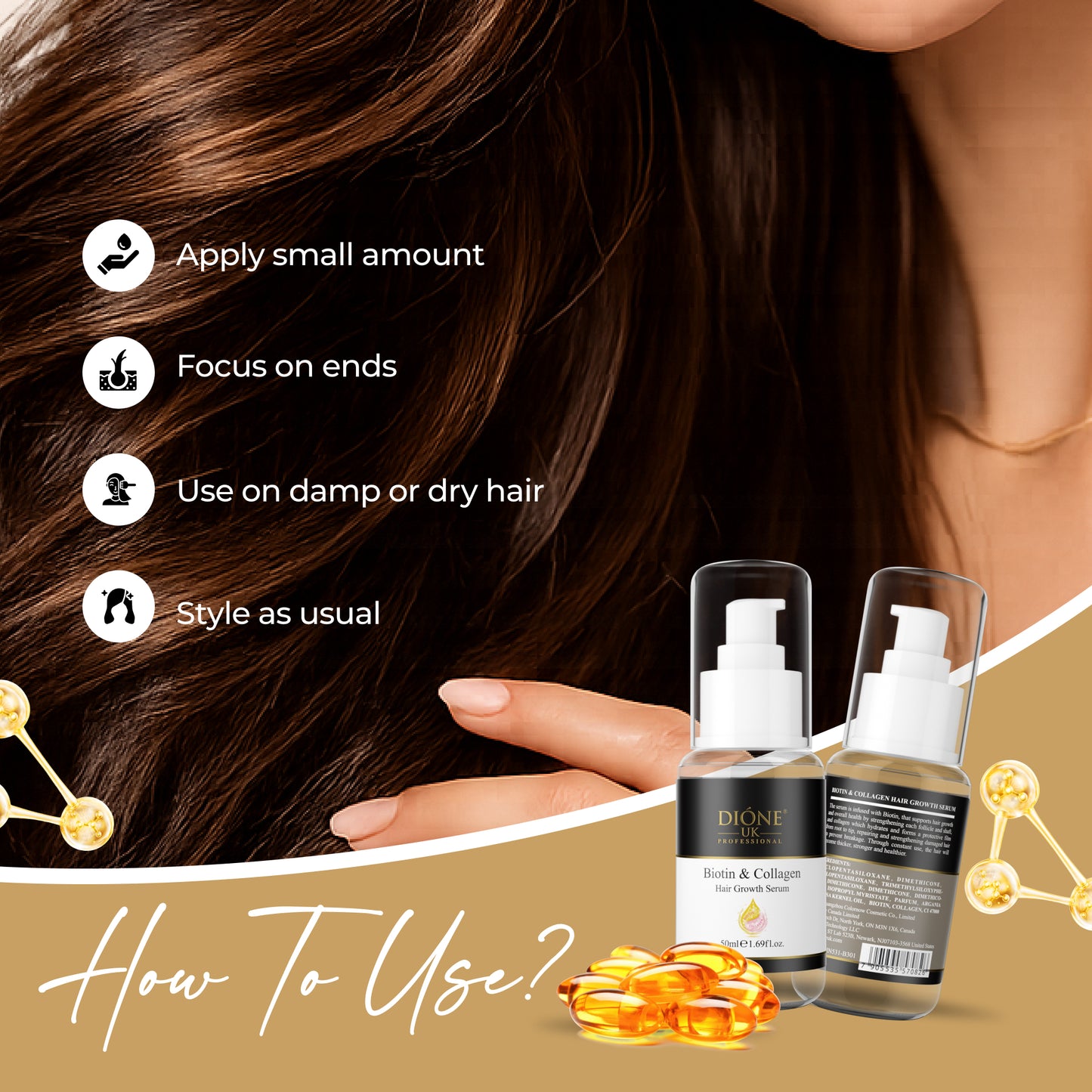 Dione UK Biotin Hair Growth Serum (50ml)