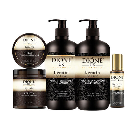 Shampoo (300ml) Conditioner (300ml) Mask(500ml) Serum (100ml)