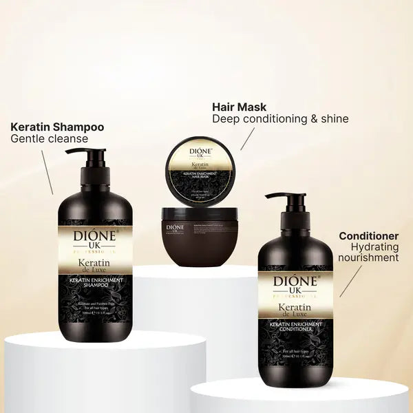 Shampoo (300ml) Conditioner (300ml) mask (250ml)