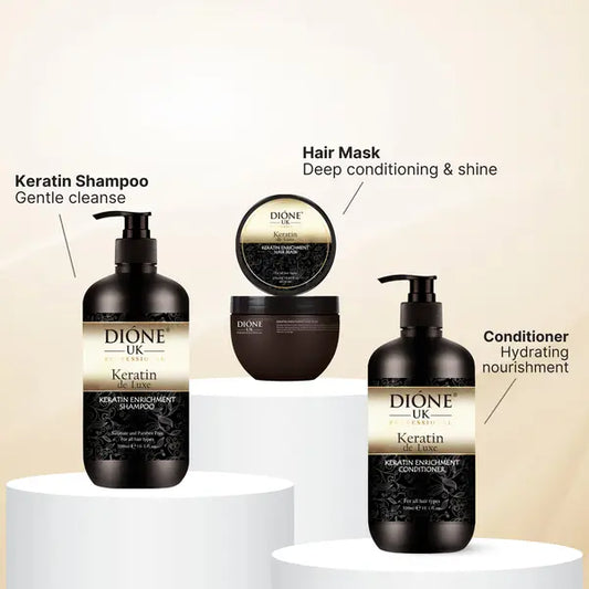 Shampoo (300ml) Conditioner (300ml) mask (250ml)