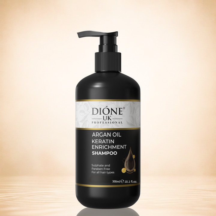 Dione UK Argan Oil Keratin Enrichment Shampoo (300ml)