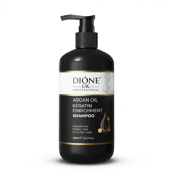 Dione UK Argan Oil Keratin Enrichment Shampoo (300ml)